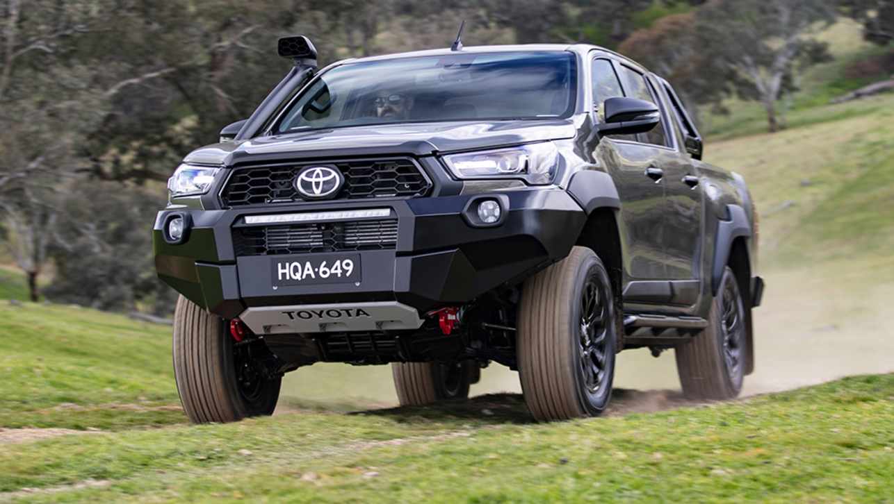 Toyota is offering its top-spec HiLux Rugged X with drive-away pricing.